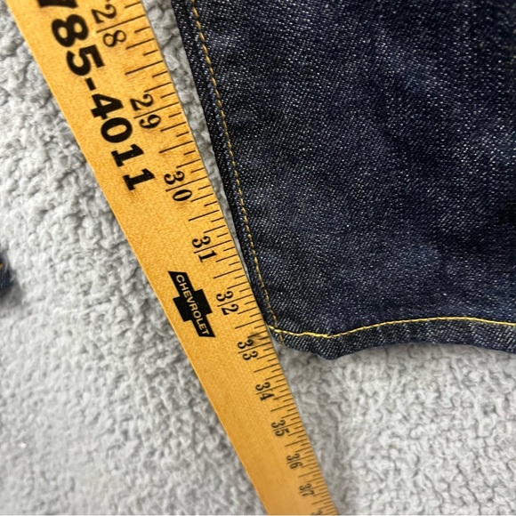 AG Adriano Goldschmeid Men's Dark Wash Size 32x34 Everett Slim Blue Jeans - Picture 6 of 14